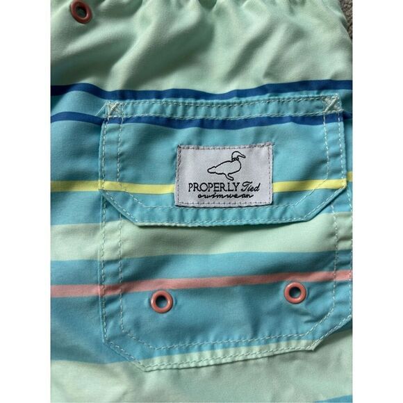 Properly tied Trunk Santra Monica Stripe, YSmall $52 A58 - Picture 3 of 6